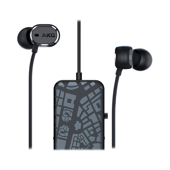 N20 NC - Black - In-ear headphones with active noise cancelling - Hero