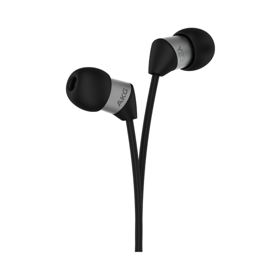 Y23U - Black - The smallest in-ear headphones with universal remote and microphone - Detailshot 1