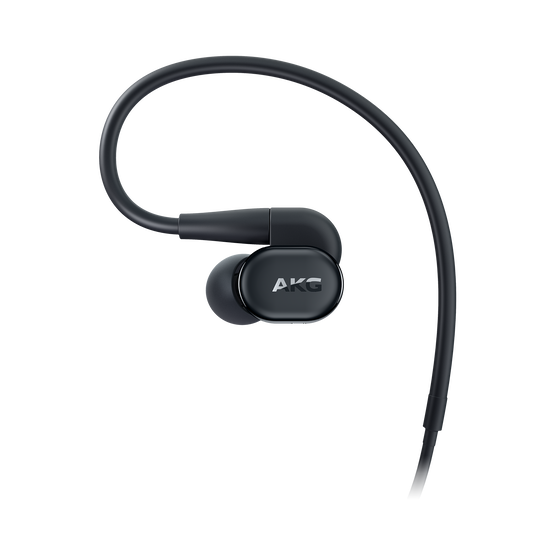 AKG N30 - Black - Hi-Res in-ear headphones with customizable sound - Left