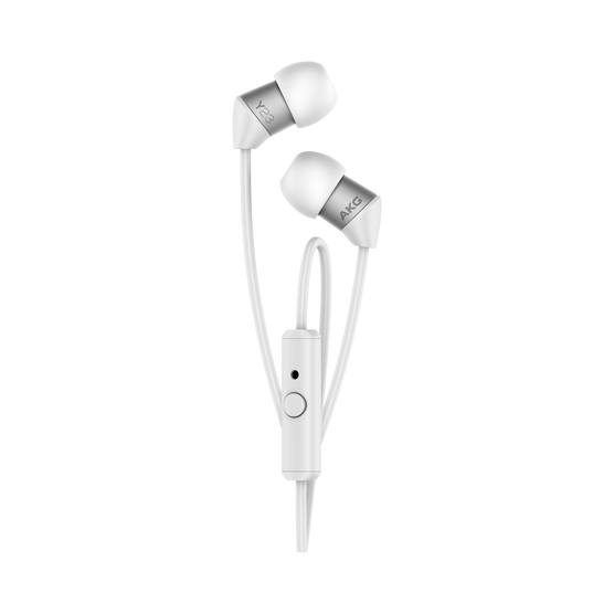 Y23U - White - The smallest in-ear headphones with universal remote and microphone - Detailshot 2