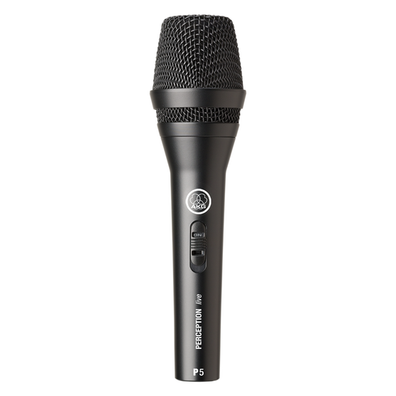 P5 S - Black - High-performance dynamic vocal microphone with on/off switch - Hero