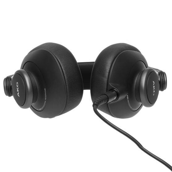 K371 - Black - Over-ear, closed-back, foldable studio headphones - Bottom