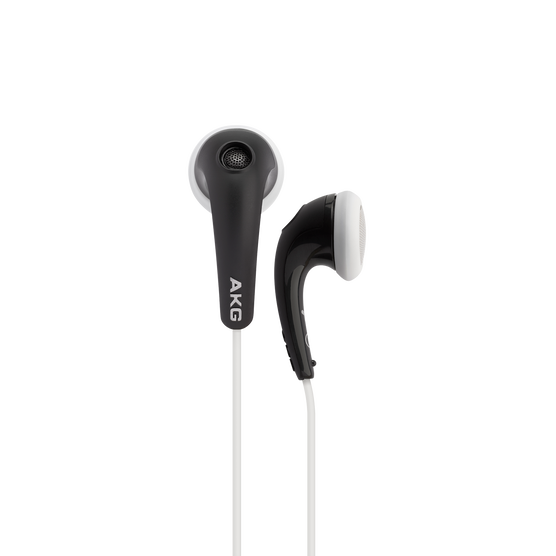 Y 16A - Black - Stereo in-ear headset with microphone and remote - Hero